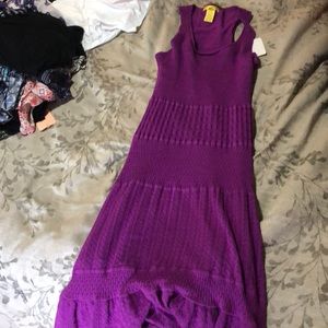 Catherine makandrino knit dress med